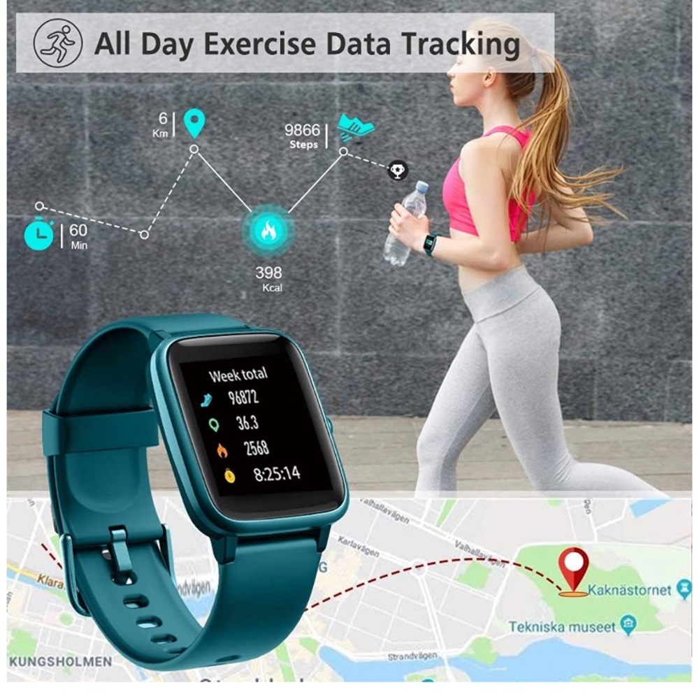 Smart Watch, Waterproof Touch Screen- iOS, Android - Picture 3 of 16